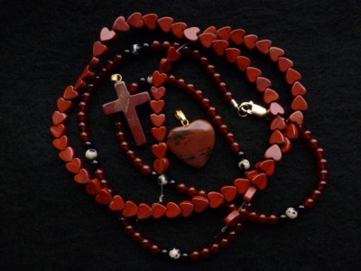  Carnelian Jewelry on Red Jasper Heart Carnelian Stone Jewelry Making Supply Lot Bead Kit