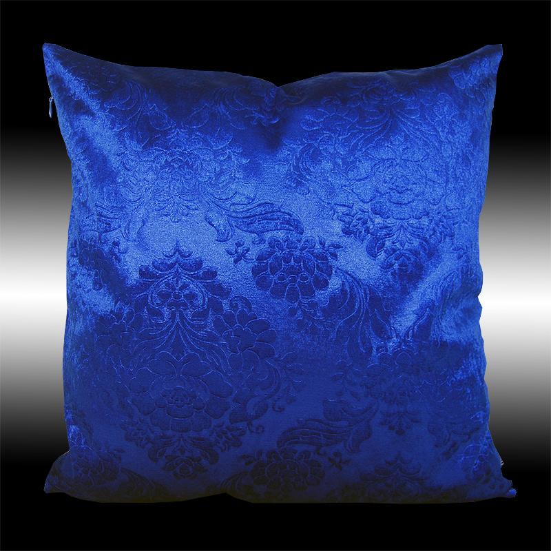 2X RARE ELEGANT BOTH SIDES DAMASK VELVET CUSHION COVERS THROW PILLOW