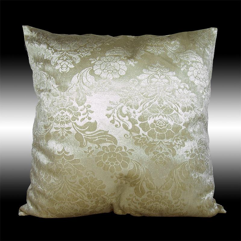 2X RARE ELEGANT BOTH SIDES DAMASK VELVET CUSHION COVERS THROW PILLOW
