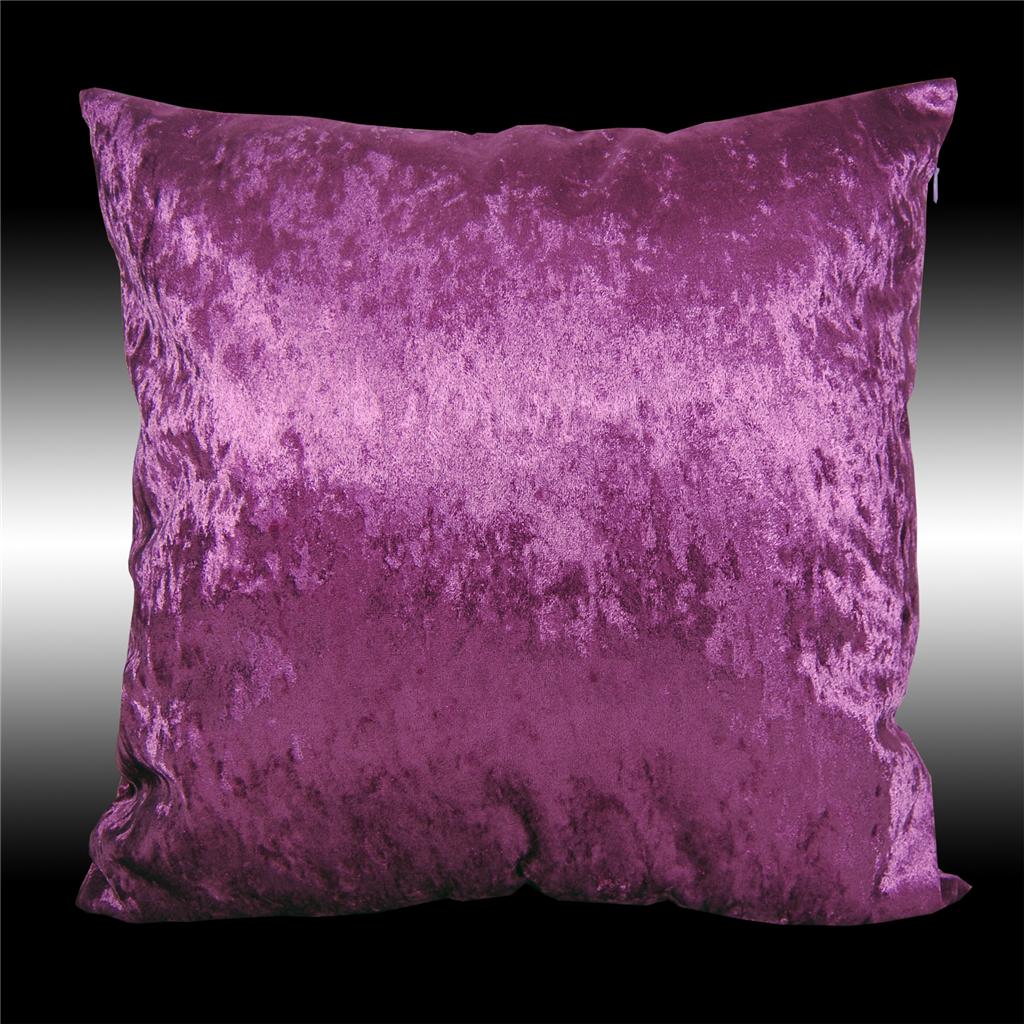 2X SHINNY SMOOTH PLAIN THICK VELVET DECO CUSHION COVERS THROW PILLOW CASES 17