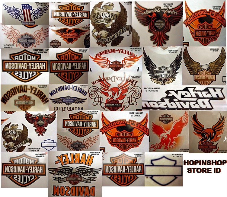 HARLEY DAVIDSON TEMPORARY TATTOOS TATTOO 24 PACK