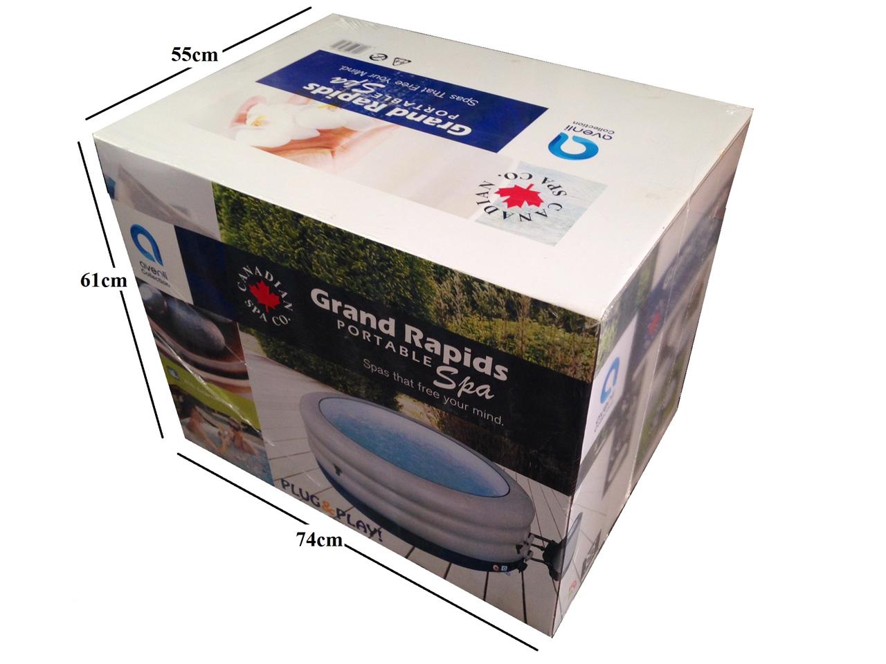 Grand Rapids Hot Tub *** Extra Deep *** 4 Person Inflatable Portable