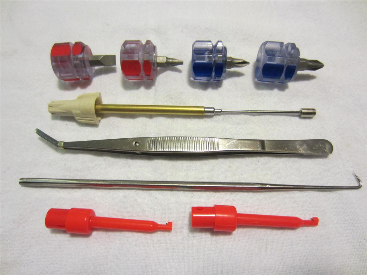 Handy Serger Sewing Machine Tools kit Tweezer Screw Driver Needle Griper eBay