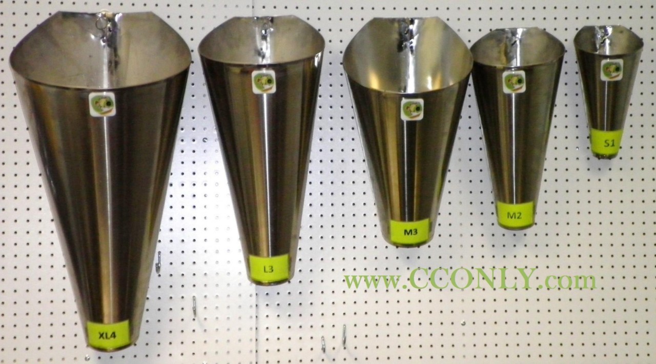 thumbnail image 2 of Galvanized Steel Poultry Killing Cone - Humane Restraint For Chickens, Turkeys, Ducks Up To 8lbs, Easy To Clean 2 of 11