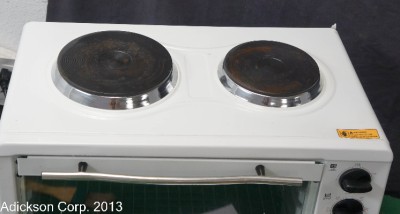 Details about Avanti MINI KITCHEN Toaster Oven with 2 BURNERS