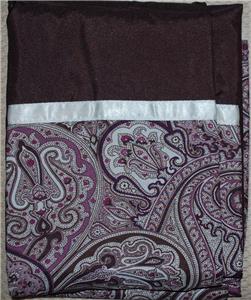 Gorgeous Waverly Paddock Shawl Brown Pink Purple Paisley
