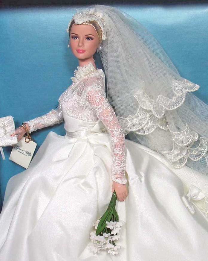 Princess Grace Kelly The Bride Gold Label Silkstone Barbie Doll Nrfb T7942