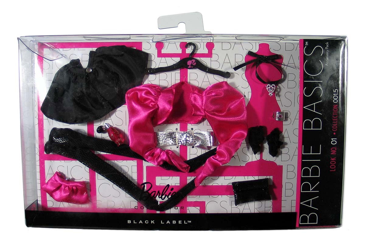 BARBIE BASICS Accessory Pack Look No. # 1 01 001 1.0 Collection 1.5 01 ...