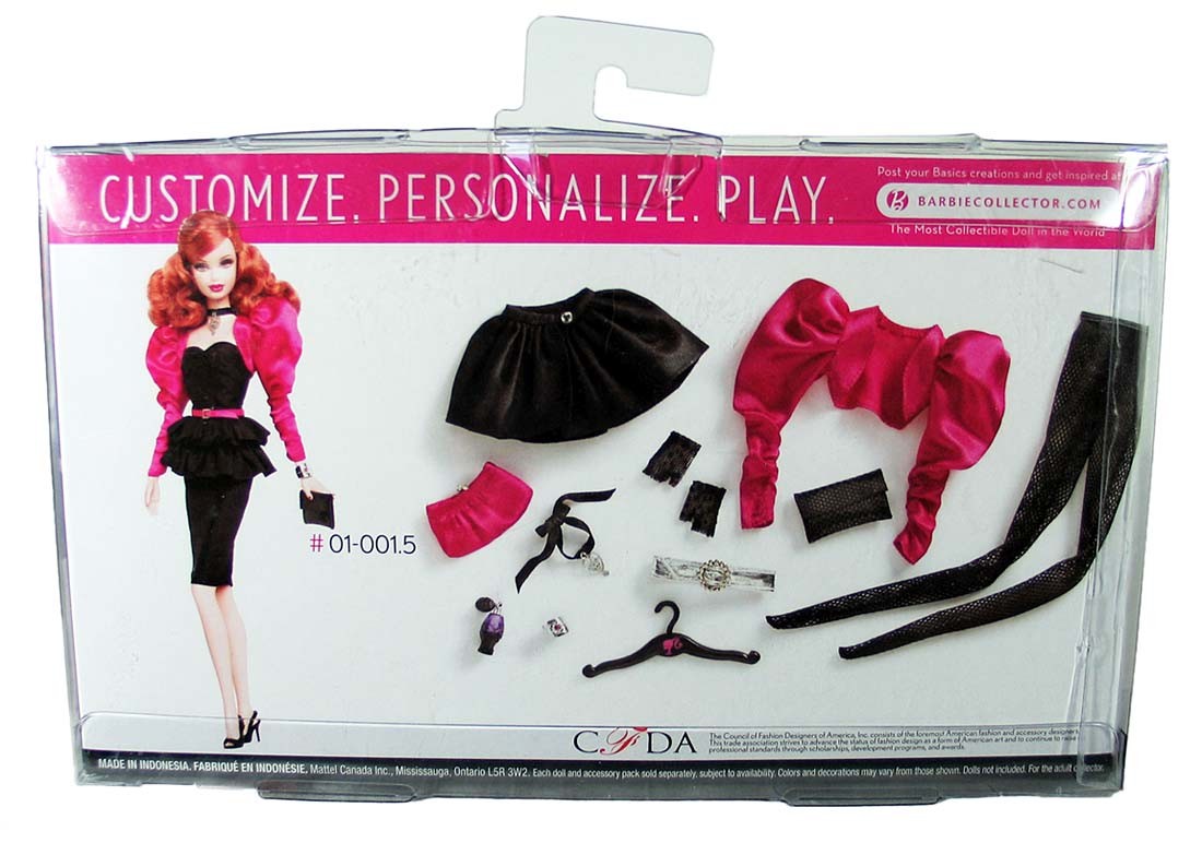 BARBIE BASICS Accessory Pack Look No. 1 01 001 1.0