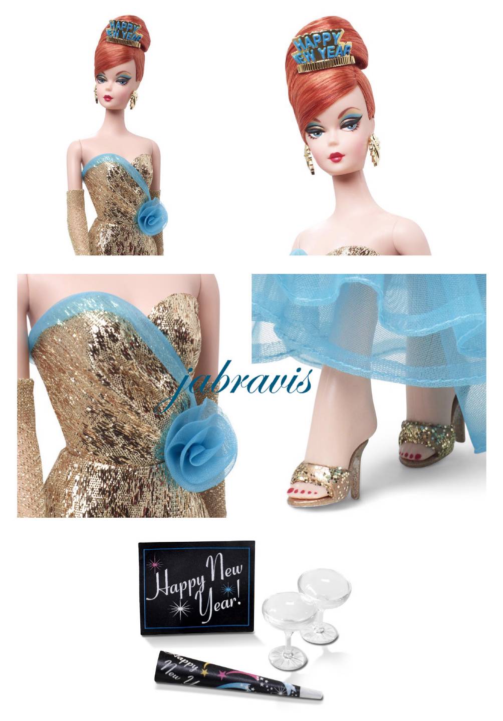 2013 Barbie Fan Club BFC Exclusive Doll • Holiday Hostess HAPPY NEW YEAR • NRFB | eBay