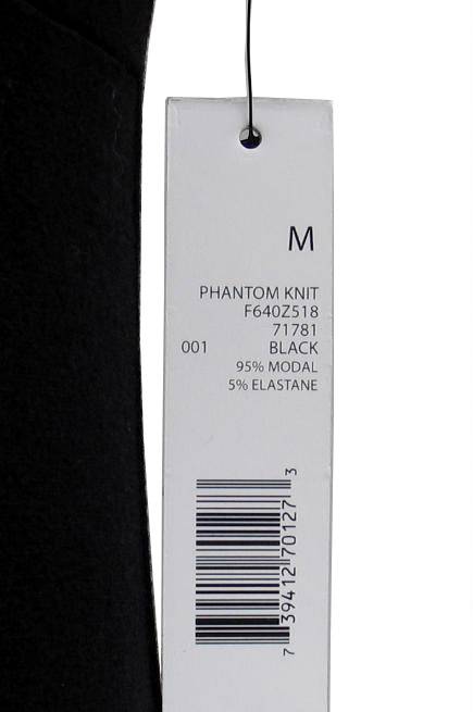 T Tahari By Elie Tahari Black Phantom Knit Top Large
