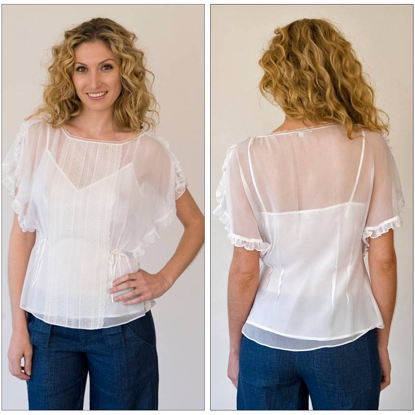 Nanette Lepore Chalk White Ain T She Sweet Blouse Top Size 8 Nwt 320 00 Ebay