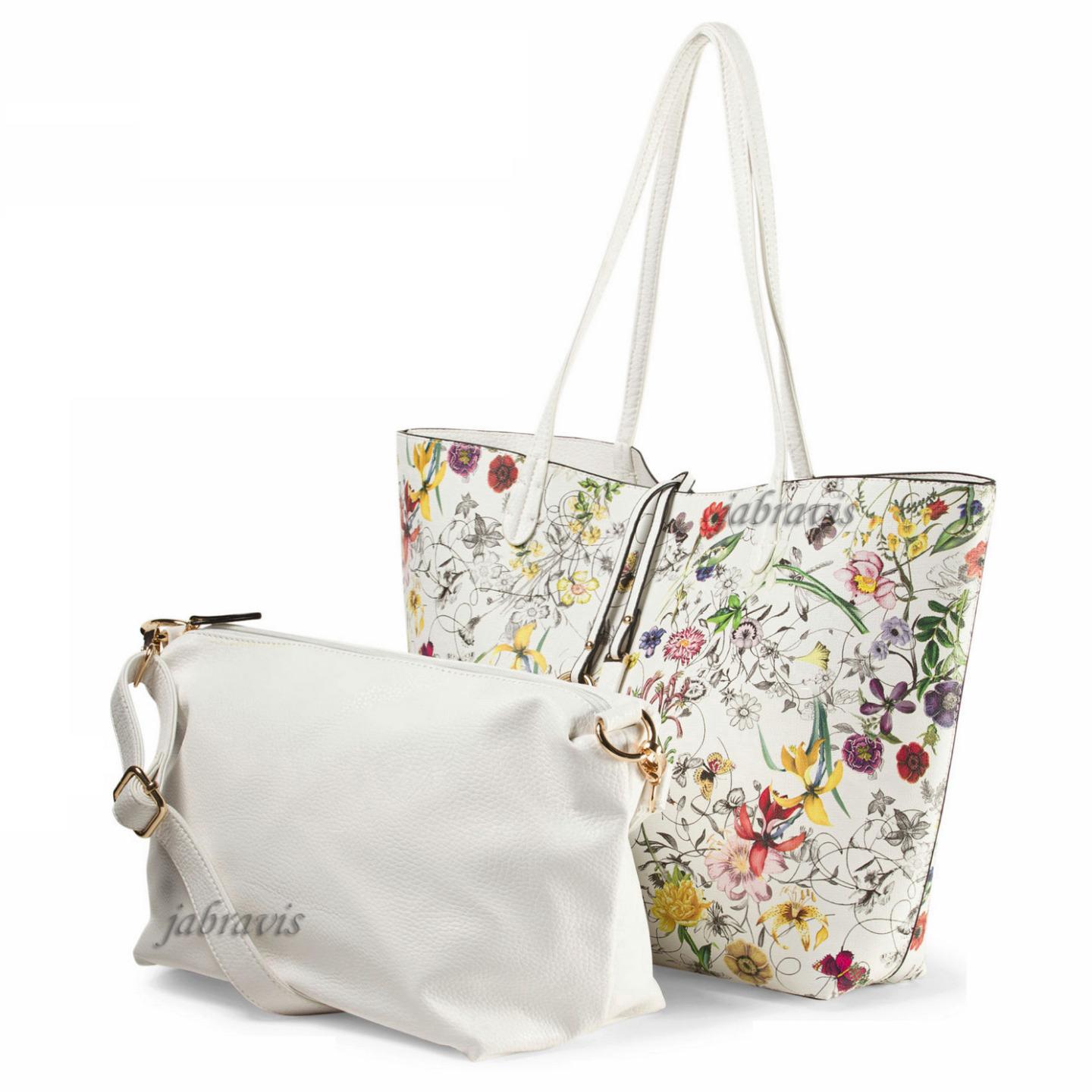 Imoshion Floral Saffiano-Texture GIADA 2-pc Reversible 3-in-1 Vegan Tote & Bag | eBay1440 x 1440