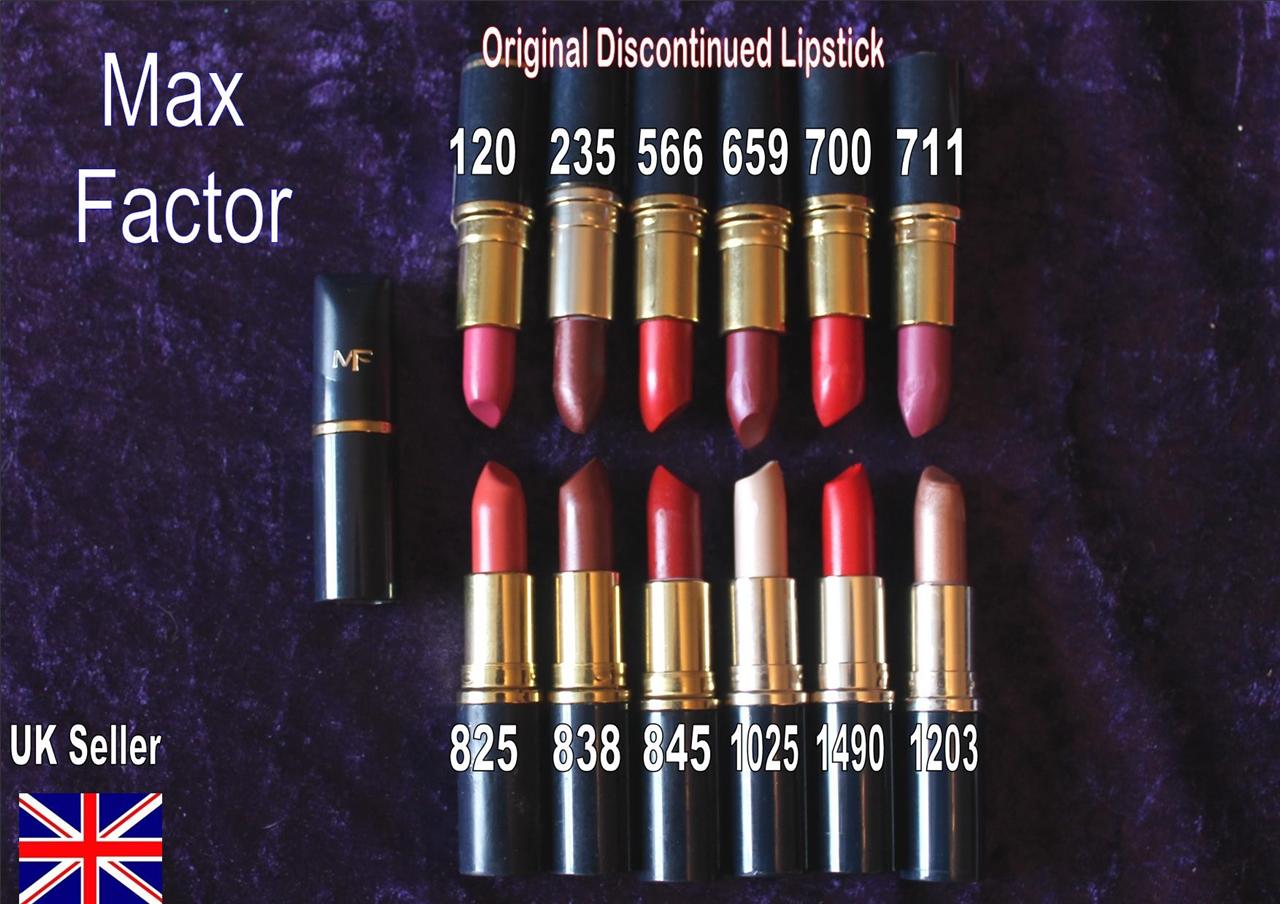 MAX Factor Lipstick Original Various LIP Color Choice Discontinued Rare