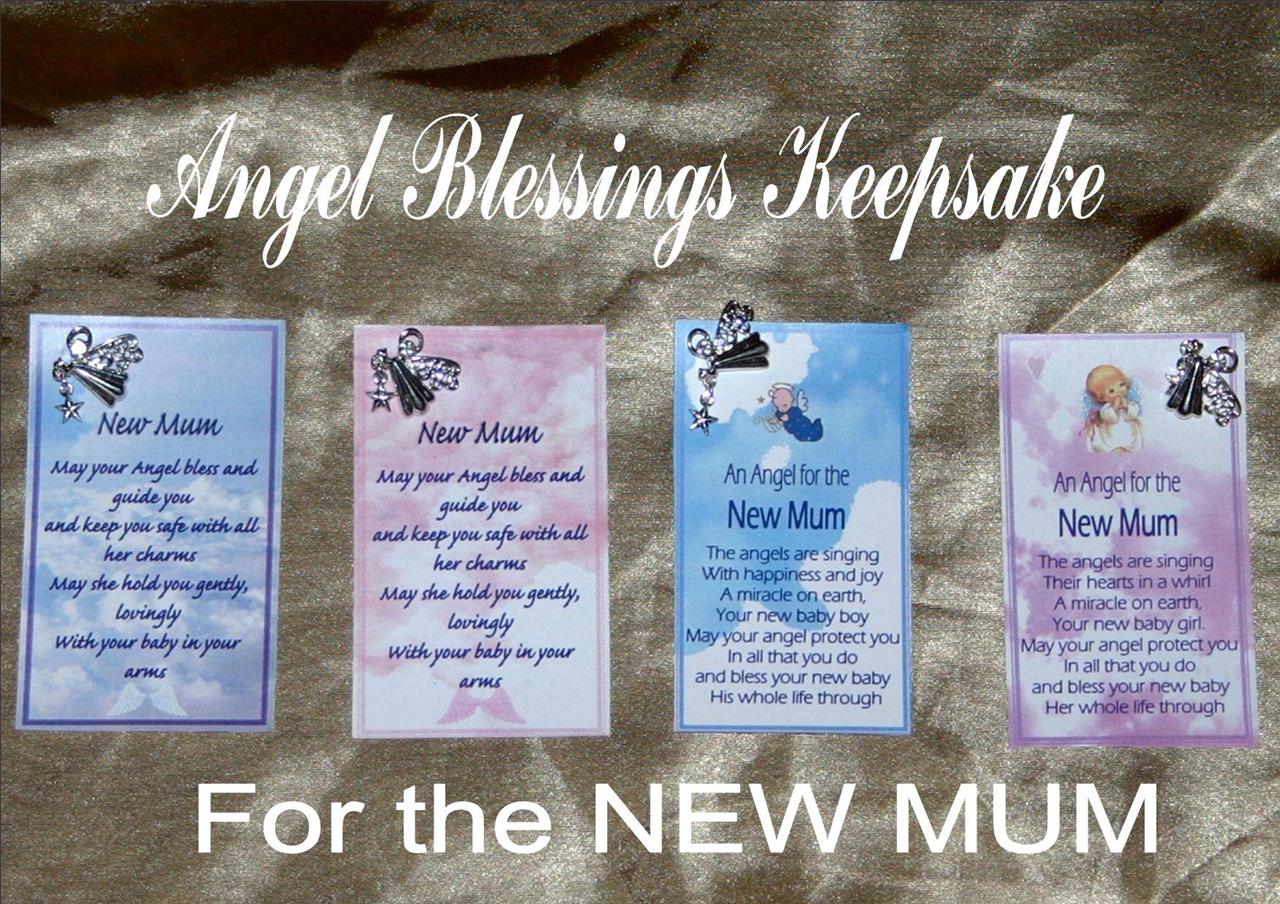 GUARDIAN ANGEL poem UNIQUE KEEPSAKE gift pin NEW MUM boy girl newborn