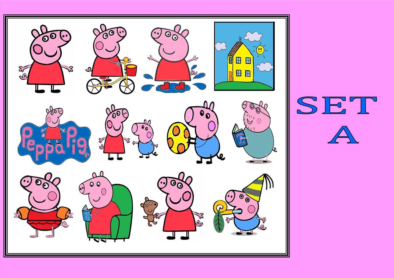 peppa pig new x11 or x12 temporary kids tattoos waterproof peppa pig new x11 or x12 temporary kids tattoos waterproof
