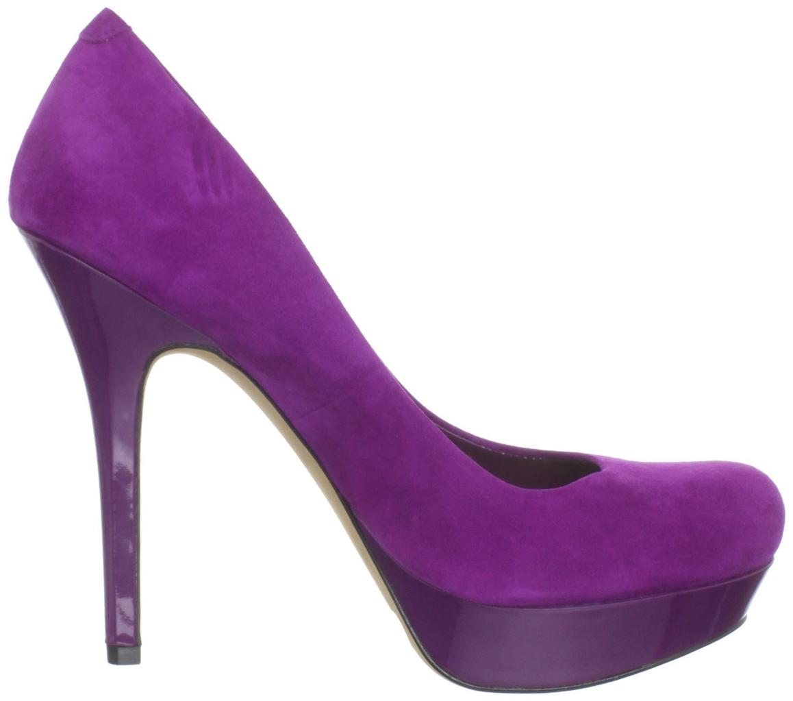 Women's Shoes Jessica Simpson GIVEN Classic Platform Pumps Heels Jazzberry Suede - Photo 1/1