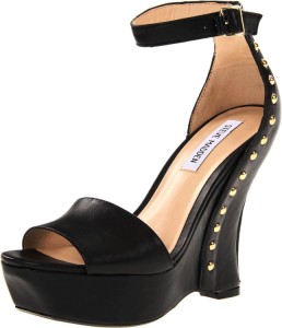 steve madden black heels with studs
