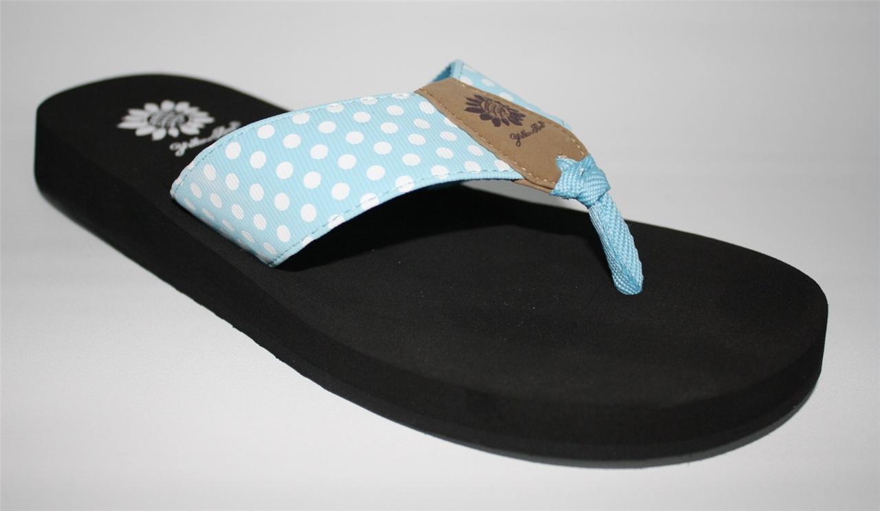 Womens YELLOWBOX Yellow Box CHAPEL Thong Sandal Flip Flops Blue White