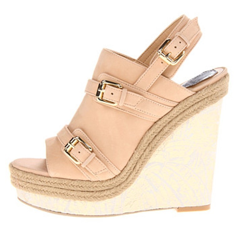 Lisa for Donald Pliner Womens Detria Nude Lace Sandals shoes (10