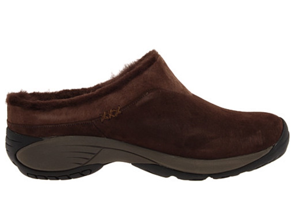 merrell brown slip on shoes