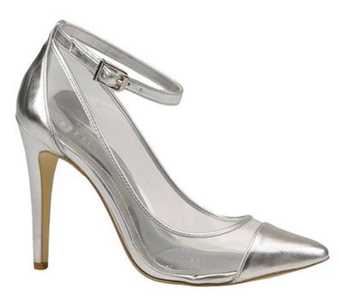 bcbgeneration silver heels