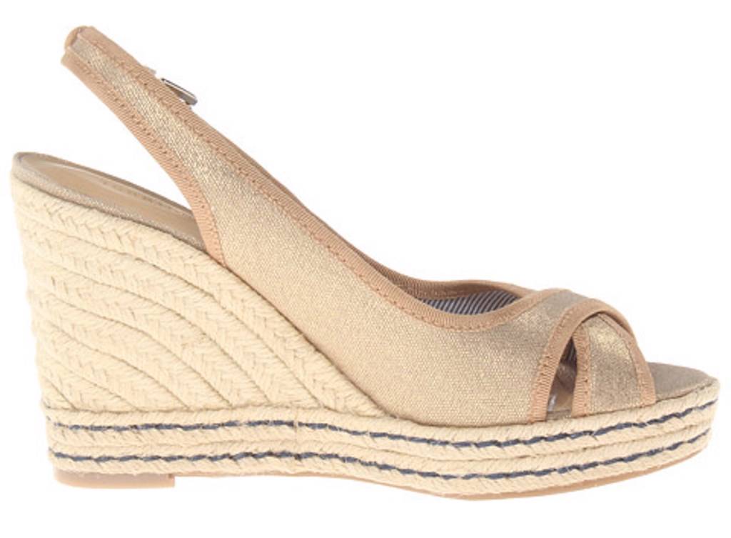 tommy hilfiger peep toe wedge