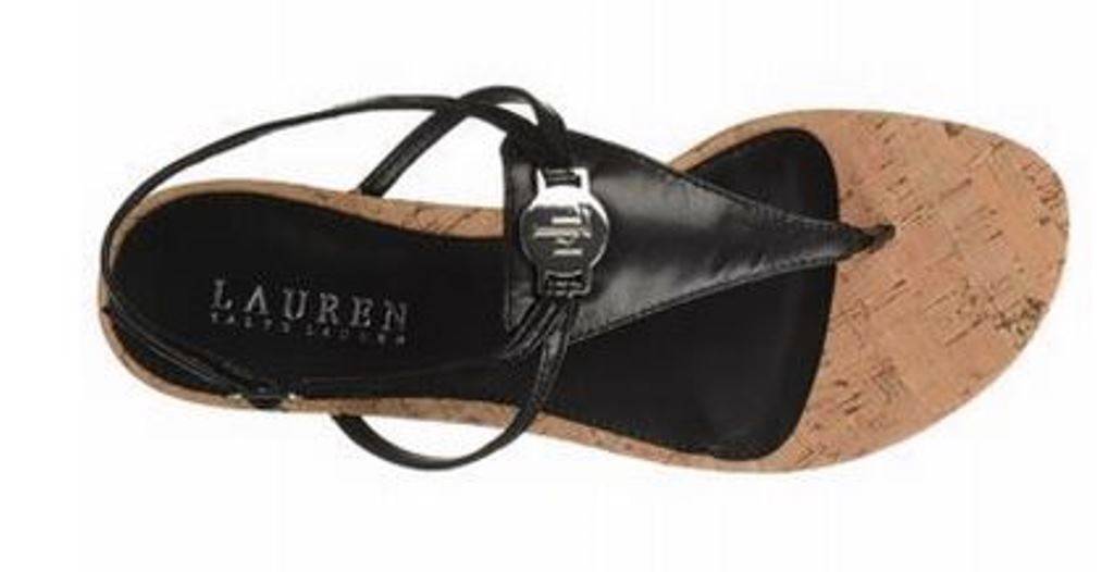 Women's Shoes Ralph Lauren ANITA Casual Flat Sandals Leather Assorted Colors | eBay
