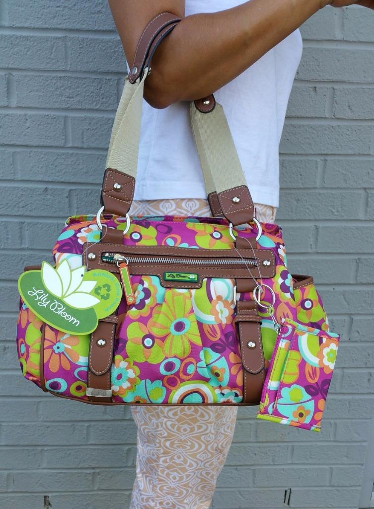 NWT Handbags Lily Bloom 21RPD42ABLBB TRIPLE SECTION SATCHEL Multicolor
