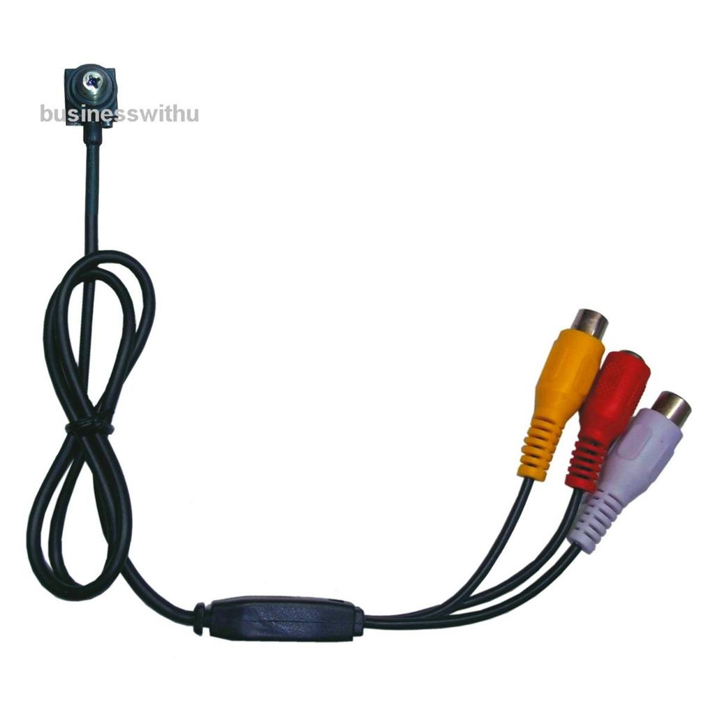 5MP 600TVL Mini Wired Hidden Spy Screw Pinhole Camera Color AV Security