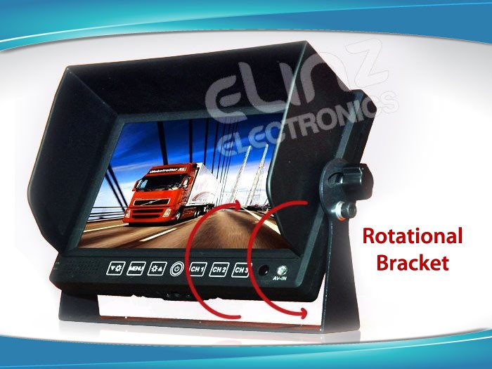 Rotational bracket reversing camera kit GEAR7