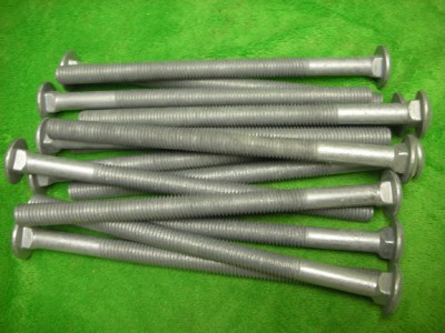 12 GALVANIZED HILLMAN CARRIAGE BOLT 1/2 -13 x 10" COACH ...