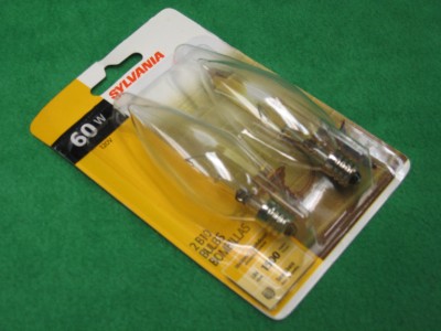  Candelabra Bulb on 20 Sylvania B10 E12 Candelabra Base Light Bulb 120v 60w   Ebay