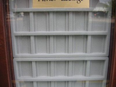 Display Cases Retail on Wooden Jewelry Display Cabinet Tower Retail Show Case Ebay