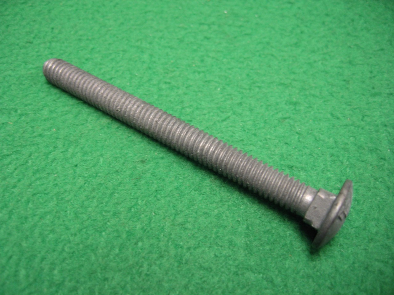 50 CARRIAGE BOLT 5/16-18 x 4-1/2" GALVANIZED COACH SCREW BOLTS FULLY THREADED - Picture 1 of 1