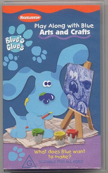 BLUES CLUES - Arts And Crafts - Nickelodeon VHS Video