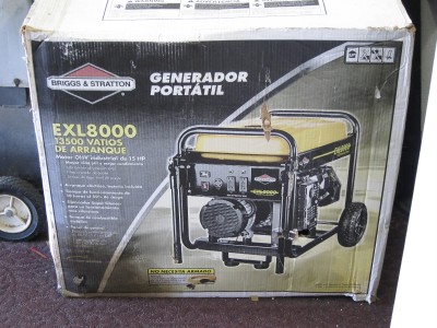 NEW BRIGGS & STRATTON EXL 8000 GENERATOR 13500 Watt Gas-Powered EXL