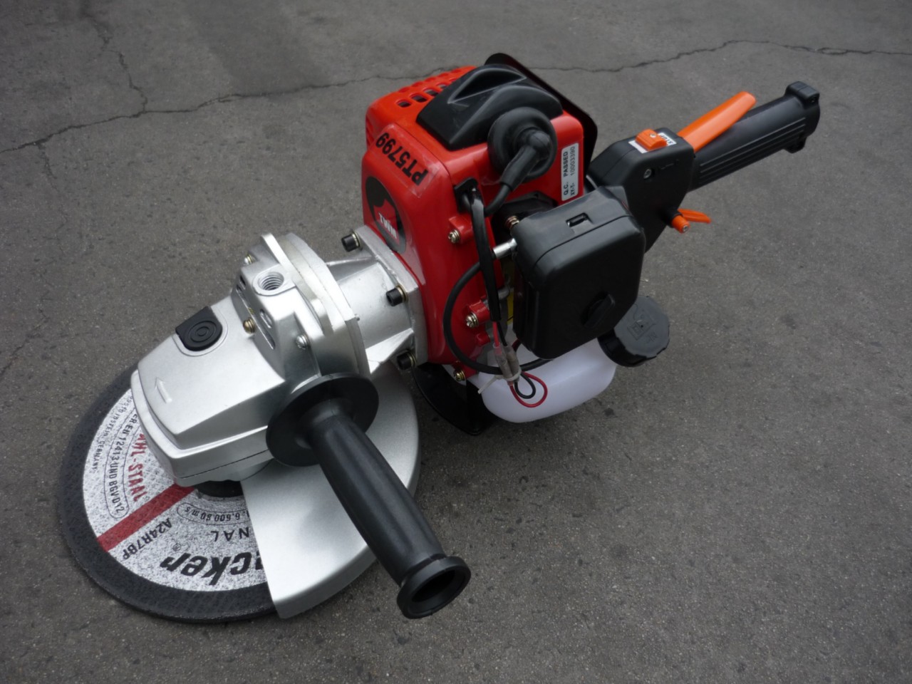 PETROL ANGLE GRINDER 9" 230mm 650W 2 stroke BRAND NEW