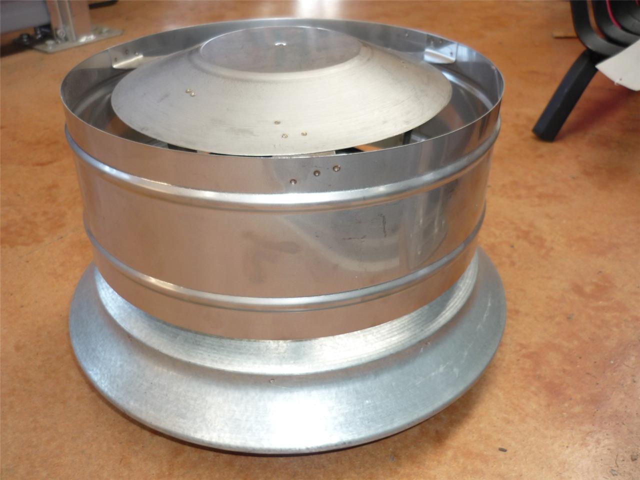 Wood Heater Windless Anti Downdraft Steel GAL Flue HAT Cowl Standard 6