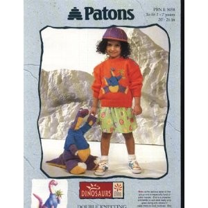 Free Knitting Pattern - Dinosaurs from the Animals Free Knitting