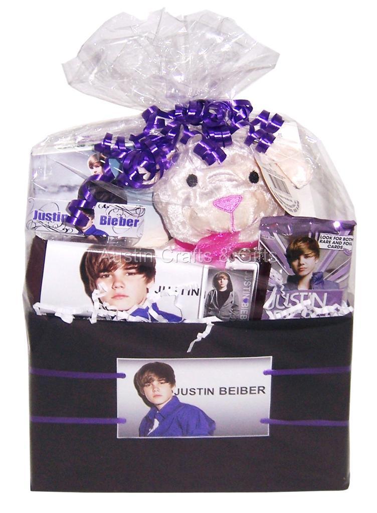 new justin bieber gift basket birthday easter nip ebay new justin bieber gift basket birthday easter nip ebay