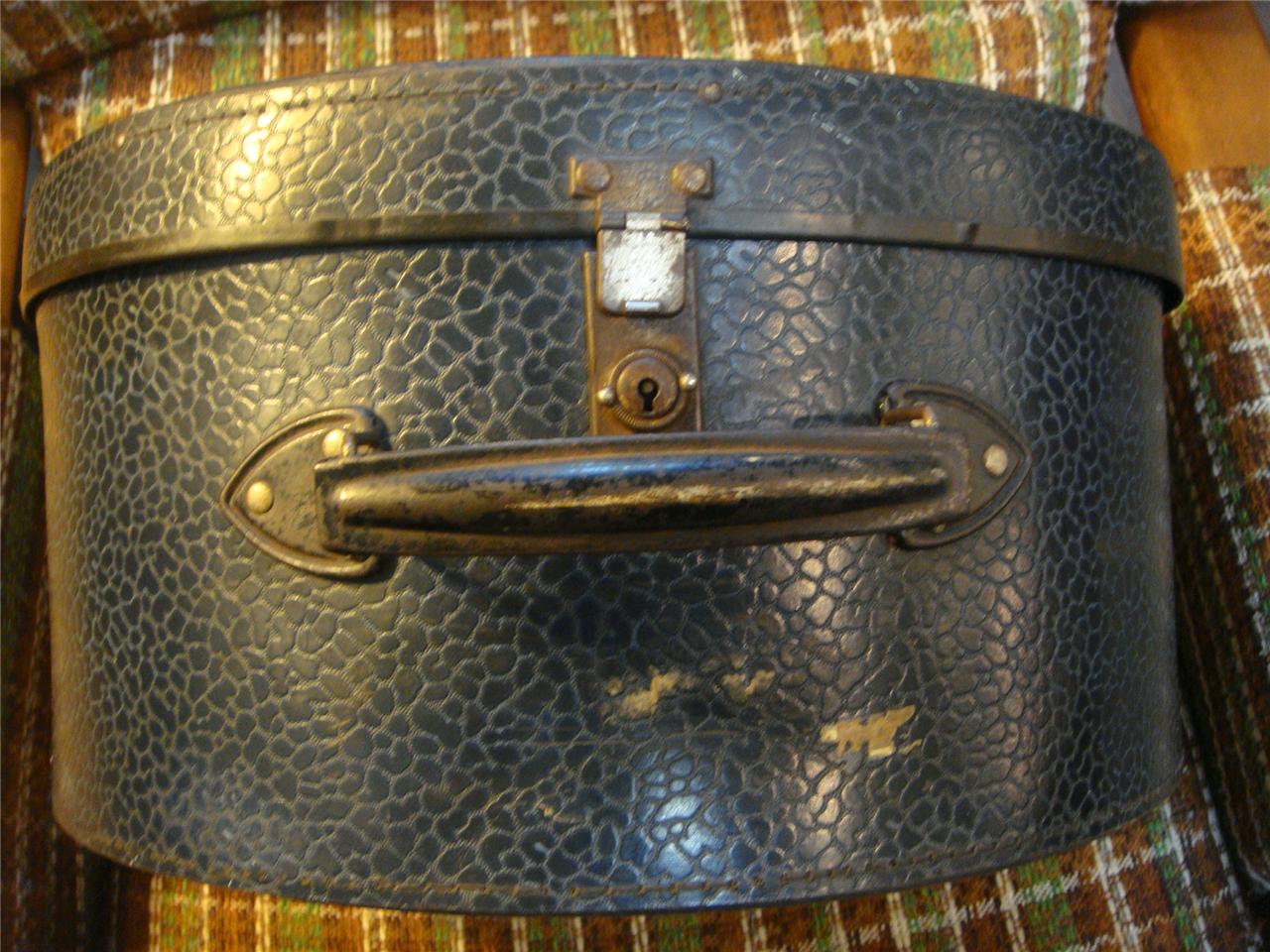 Antique Hat Box Travel Case Storage Luggage Vintage 1920 039 S eBay