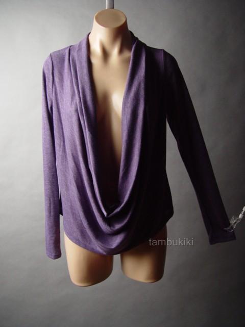 plunging cowl neck