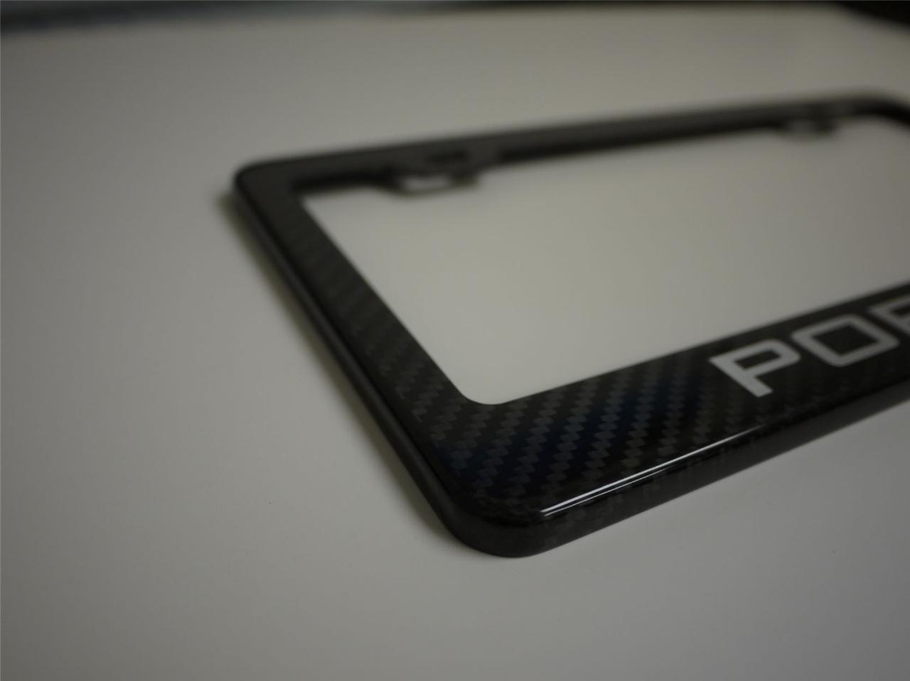 Brand New 100 REAL CARBON FIBER LICENSE PLATE FRAME mercedes *AMG* eBay