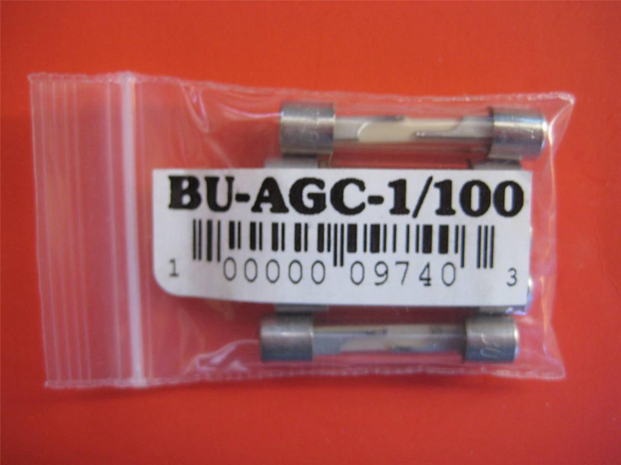 5X BUSSMANN AGC 1/100  4/10 6/10 1-1/2 2-1/4 3-2/10 or 6  Amp 250V "NOS" 
