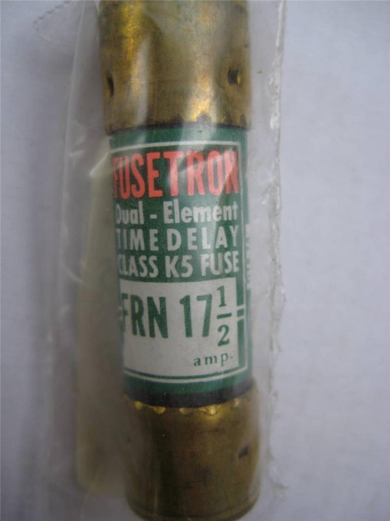 1X FUSE FRN 17-1/2 Amplificador 250 VAC ""DE LOTE ANTIGUO"" Fusetron - Imagen 3 de 3