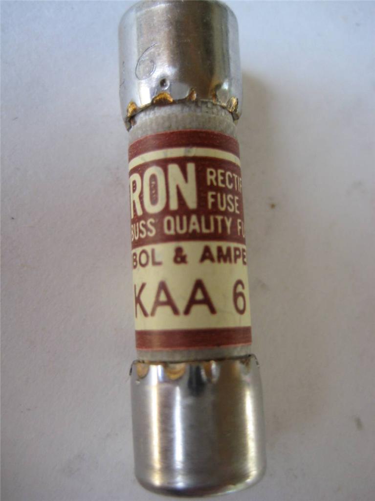 1x fusible BUSSMANN KAA 1/2 1 2 3 4 5 6 7 8 9 10 12 15 20 o 25 amperios nuevo de lote antiguo ir sf13x - Imagen 9 de 17
