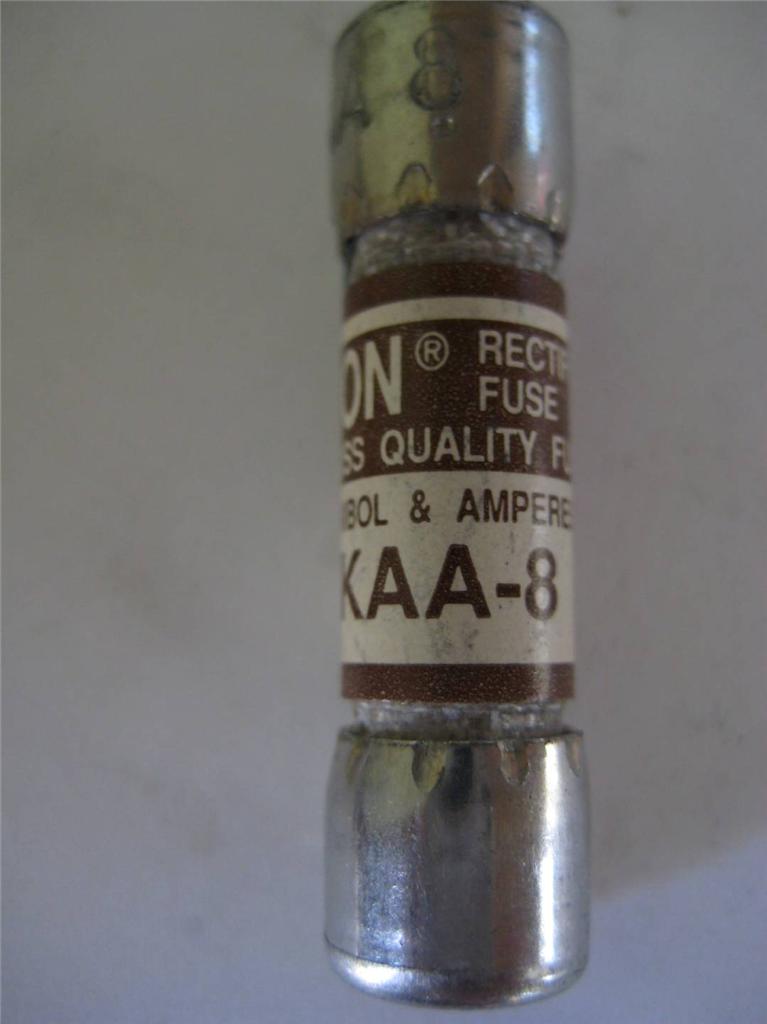 1x fusible BUSSMANN KAA 1/2 1 2 3 4 5 6 7 8 9 10 12 15 20 o 25 amperios nuevo de lote antiguo ir sf13x - Imagen 11 de 17