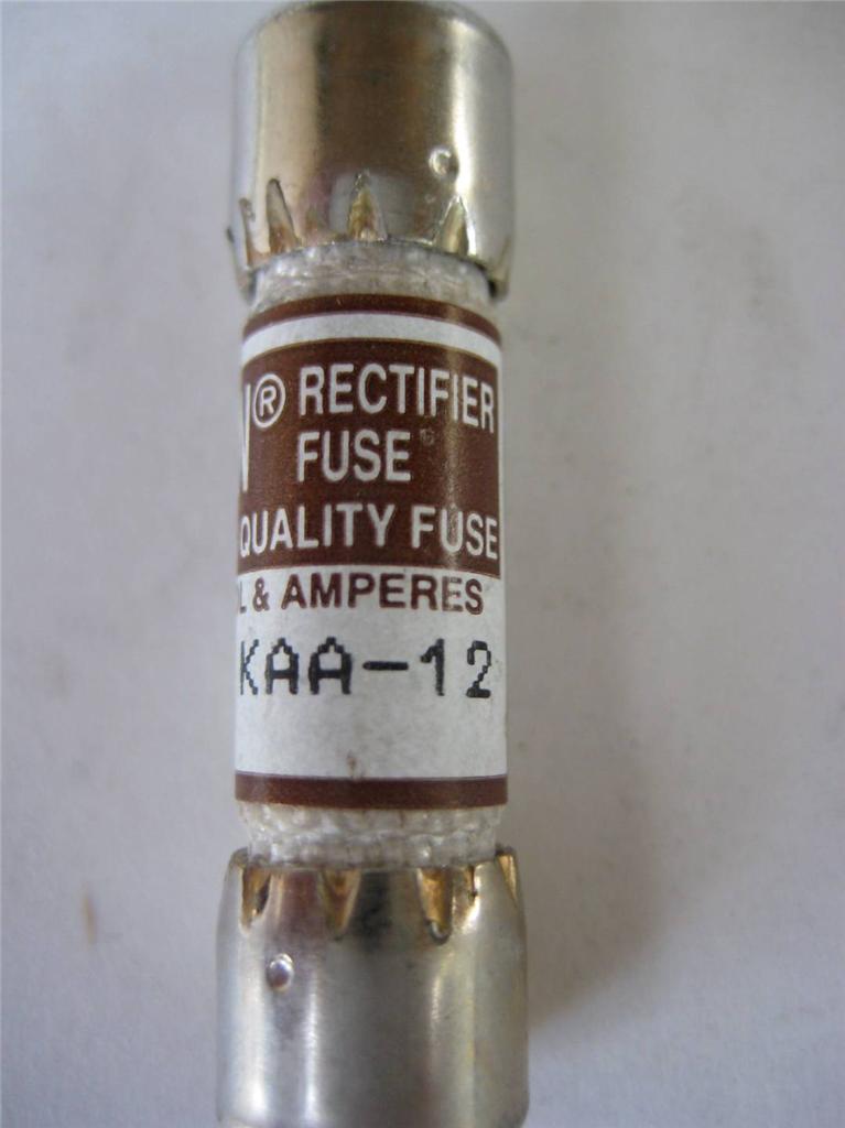 1x fusible BUSSMANN KAA 1/2 1 2 3 4 5 6 7 8 9 10 12 15 20 o 25 amperios nuevo de lote antiguo ir sf13x - Imagen 14 de 17