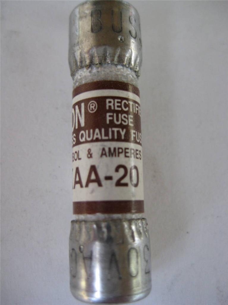 1x fusible BUSSMANN KAA 1/2 1 2 3 4 5 6 7 8 9 10 12 15 20 o 25 amperios nuevo de lote antiguo ir sf13x - Imagen 16 de 17